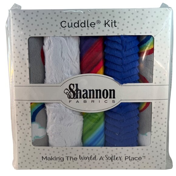 Shannon Fabrics Cuddle Kit Color Pop Finished Quilt 38” x 58” CKFAB 5 Minky NIB - Picture 2 of 14
